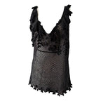 Moschino Cheap and Chic top crochet vintage