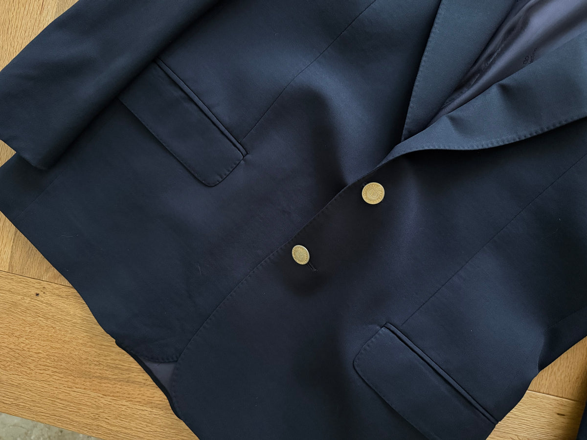 Valentino oversize blue wool blazer 90s
