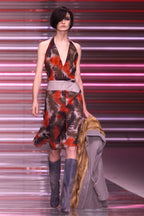 Gianni Versace FW 2001 silk feathers shirt