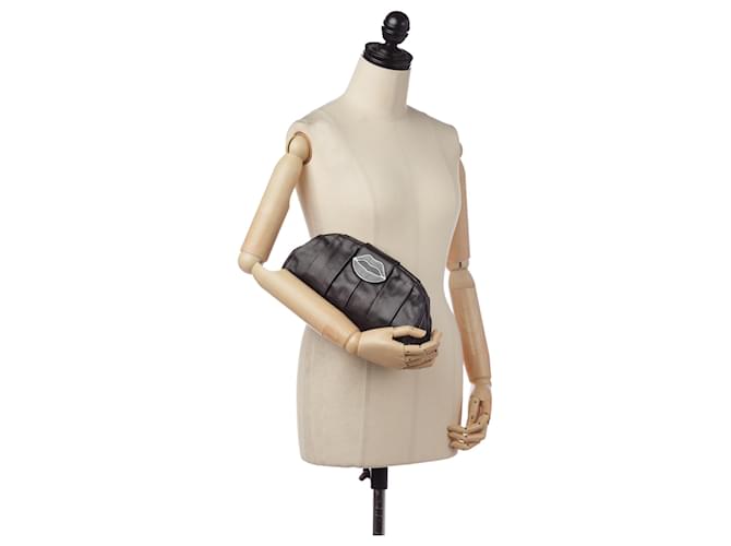 Yves Saint Laurent Black Lips Dali Clutch YSL 2003 Tom Ford